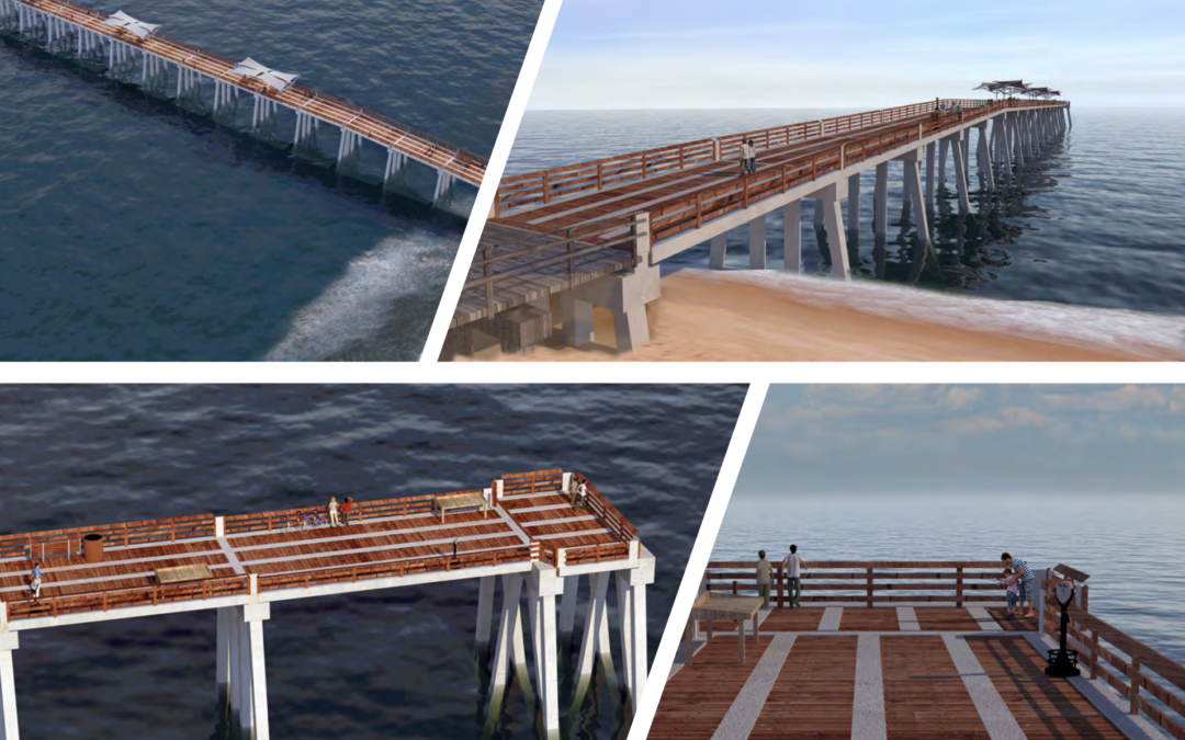 Flagler Beach Fishing Pier Design Public Town Hall Presents New Pier Design