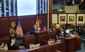 Florida Legislature Invites Sheriff Staly and FCSO Color Guard to Opening Day 2023