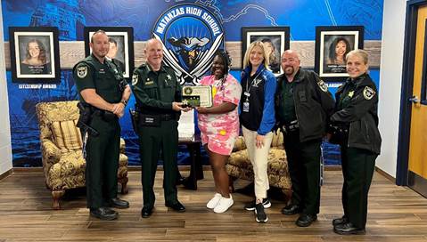 Flagler County Sheriff Rick Staly Gives Out Great Kid Awards