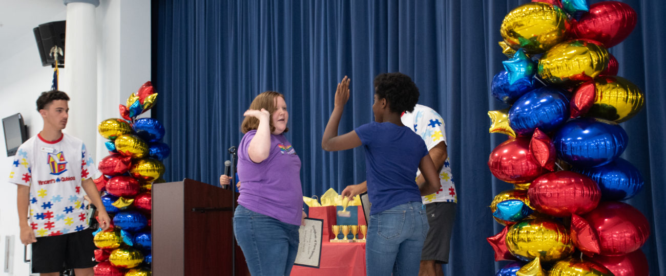 Vincent’s Clubhouse Holds Awards Ceremony for Summer Camp Attendees
