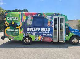 STUFF Bus Talks About Wish List and Upcoming Locations for Supply Drives