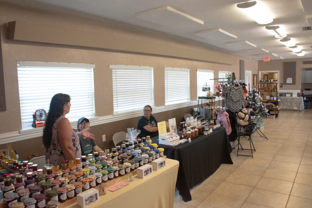 Vendors at the Vets and Pets expo in Flagler County