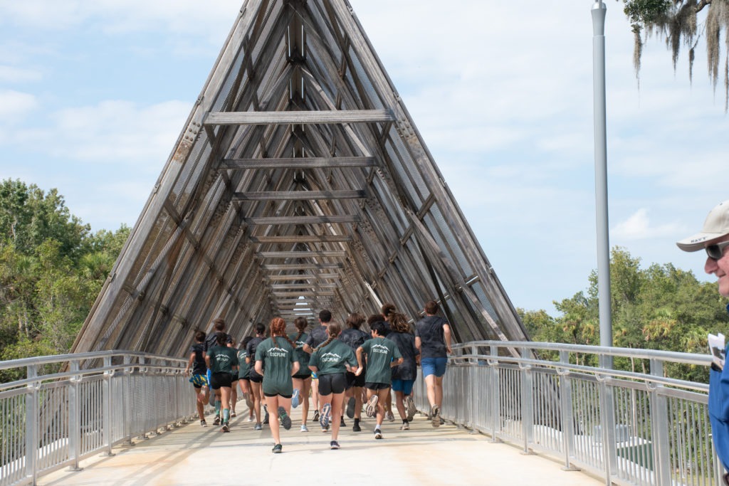 Flagler County Holds Ribbon Cutting on New Pedestrian Bridge