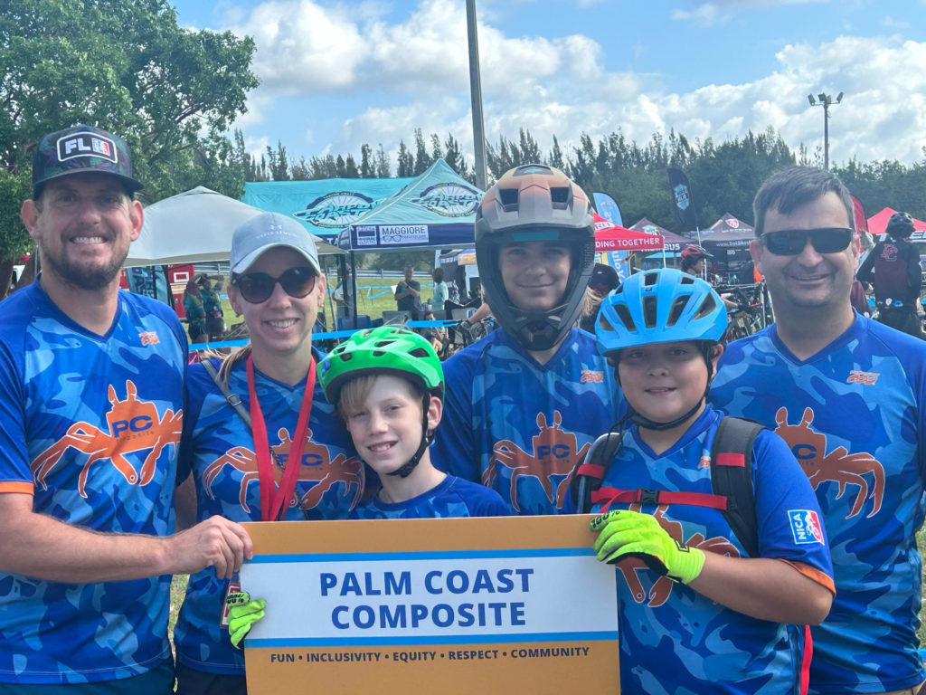 Palm Coast Mountain Biking team. 