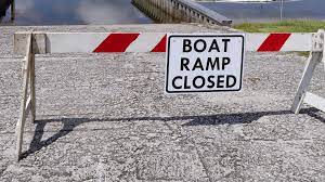 boat ramp closed
