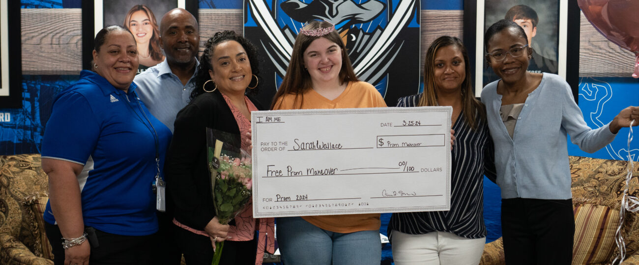 I Am Me Gives Scholarship for Prom Makeover to Matanzas Student Sarah Wallace
