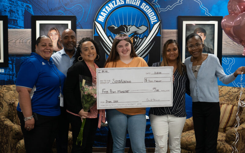 I Am Me Gives Scholarship for Prom Makeover to Matanzas Student Sarah Wallace