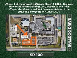 Flagler Palm Coast High School Parking Lot Construction Damages Water Pipe; No Drinkable On-site Water