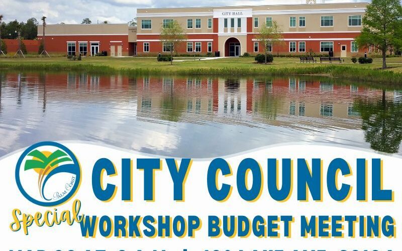 City Council Special Budget Workshop Meeting on Tuesday, March 26 at 9 a.m.