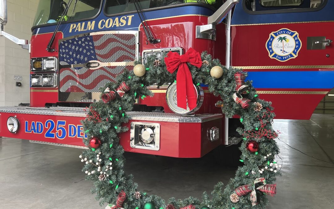 Help Palm Coast Fire Department Keep the Wreaths Green by Preventing Fires