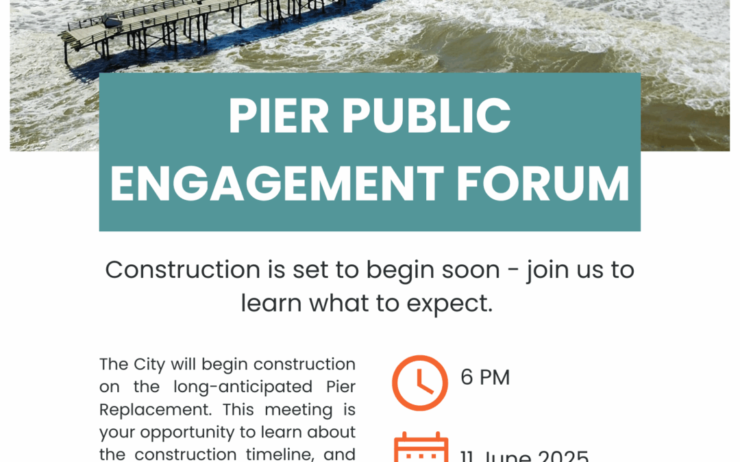 CITY OF FLAGLER BEACH TO HOST PUBLIC ENGAGEMENT FORUM ON PIER REPLACEMENT PROJECT