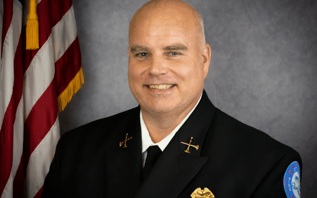Palm Coast Battalion Chief David Faust appointed Battalion Chief of Training