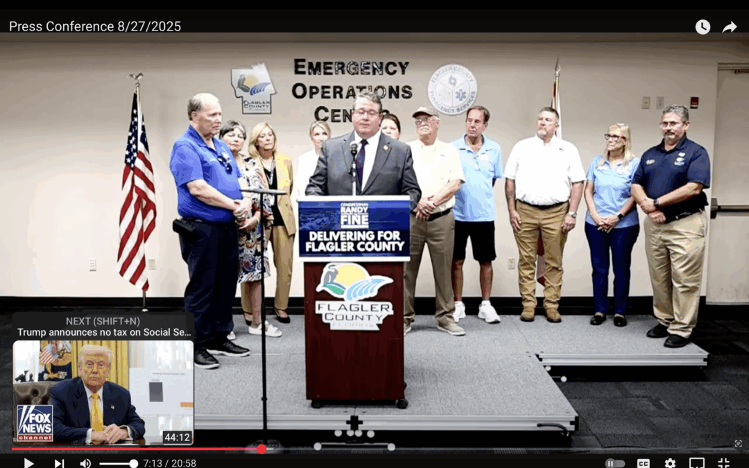 Congressman Delivers $8.7 Million in Federal Beach Restoration Funding to Flagler County