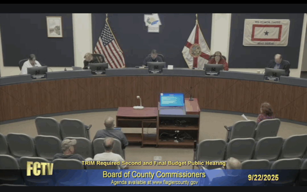 Flagler County Commissioners Approve $336 Million Budget Despite Public Opposition to Salary Increases