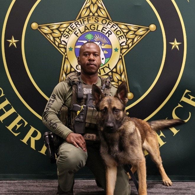Flagler County Sheriff’s Office Mourns Death of 2-Year-Old K-9 Kyro