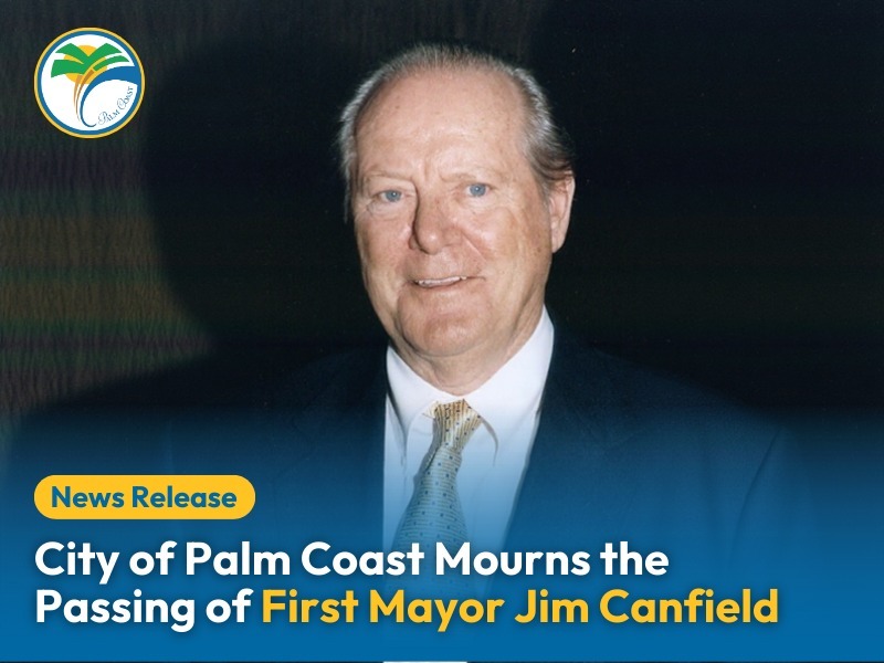 Palm Coast’s First Mayor Jim Canfield Dies at 96