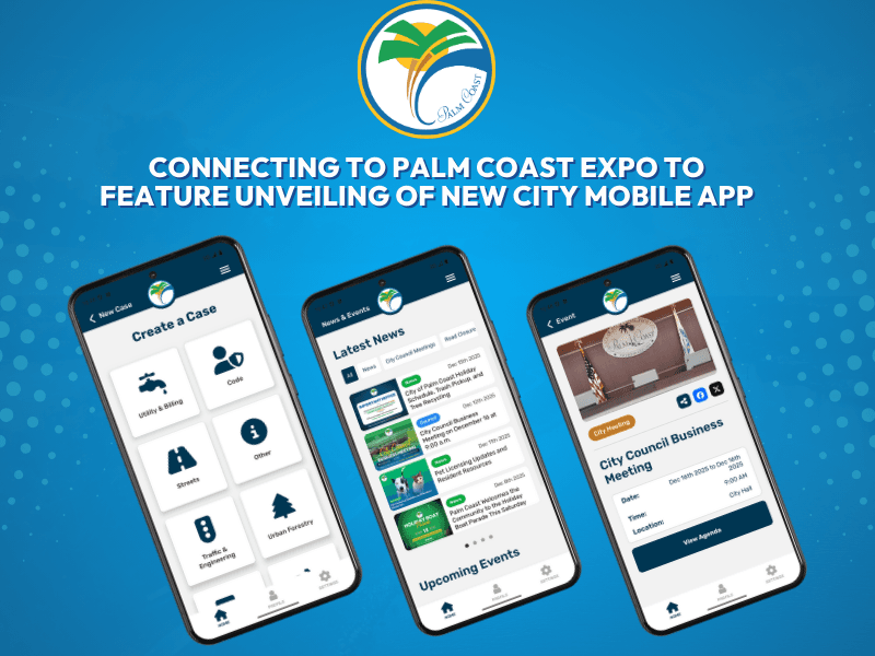 Palm Coast to Unveil New City Mobile App at Community Expo on February 12