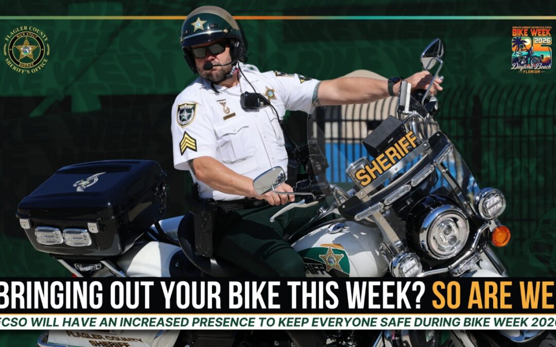 Flagler County Sheriff’s Office Ramps Up Patrols as 300,000 Bike Week Visitors Expected Nearby