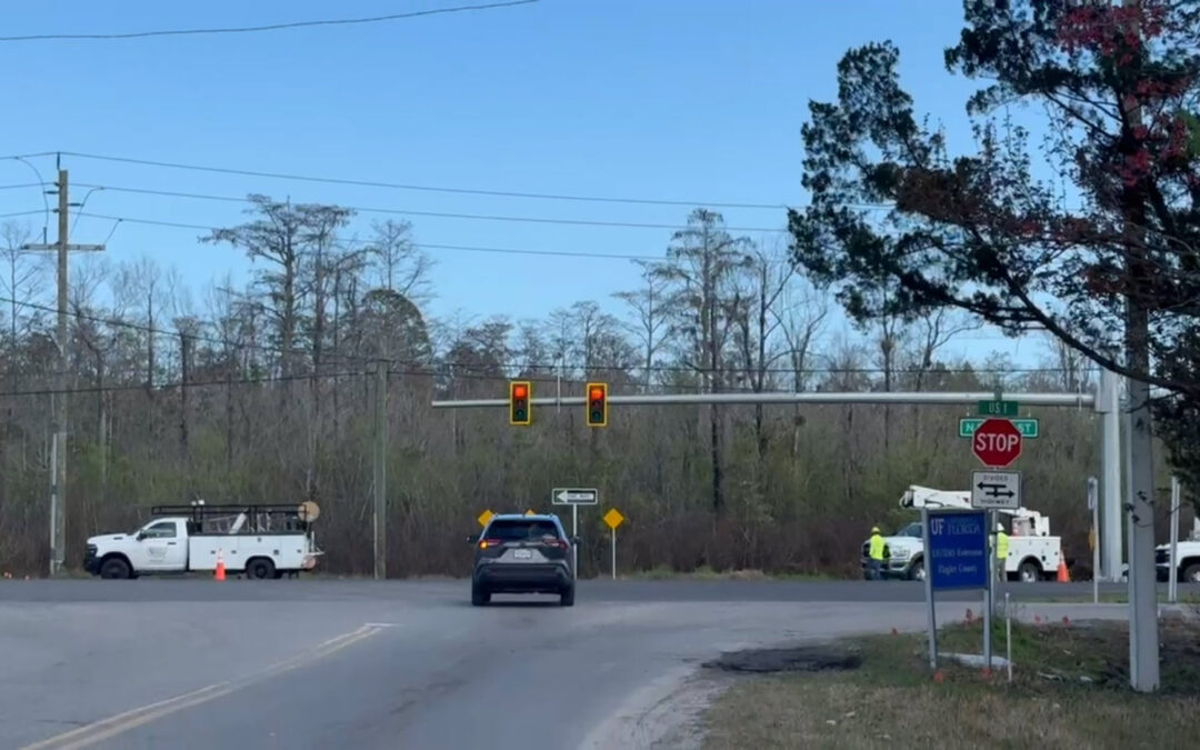New Traffic Signal Installed at U.S. 1 and County Road 13 in Bunnell, Full Activation Expected Within Two Weeks