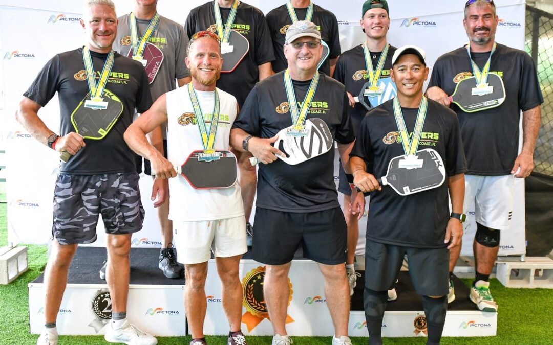 Northeast Florida Pickleball Teams Win 10 Gold and 10 Silver Medals at State Tournament