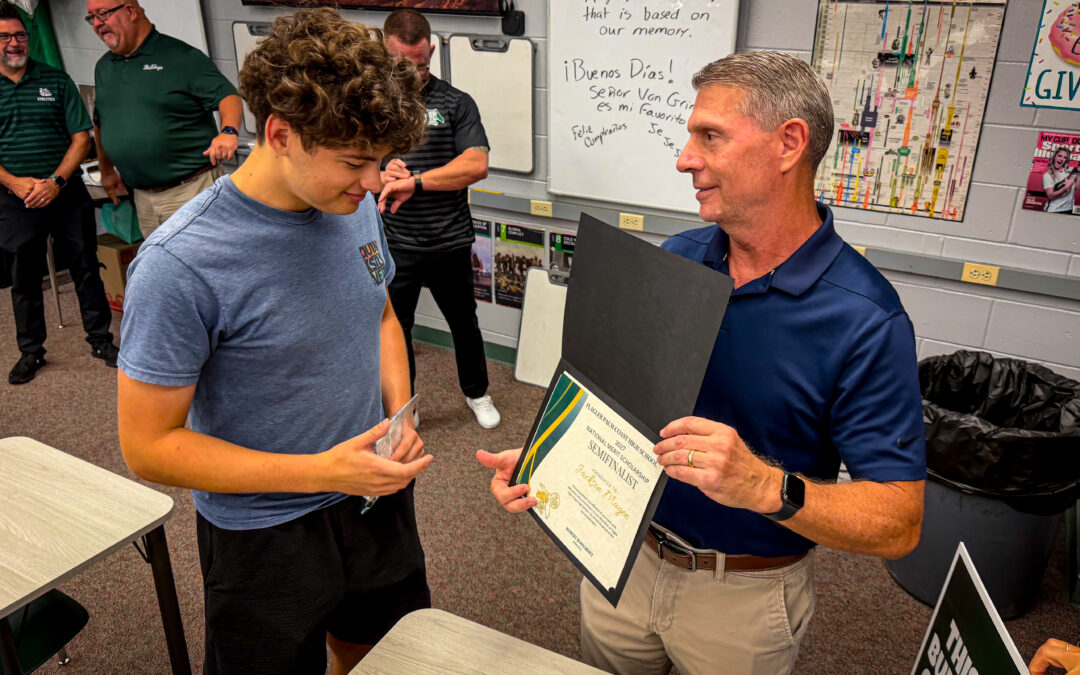 Flagler Palm Coast High School announced scholar Jackson Magee as a Semifinalist in the 2027 National Merit® Scholarship Program